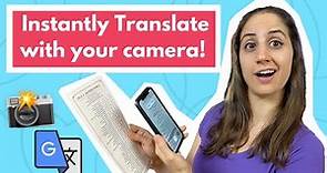 How to translate an image with your camera! (with Google Lens Translate)