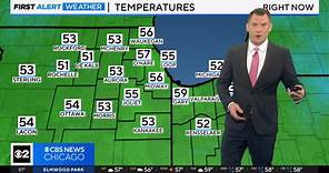 Chicago First Alert Weather: Fall temperatures continue, clouds arrive