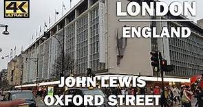 Inside John Lewis Flagship Store, Oxford Street, London [4K]