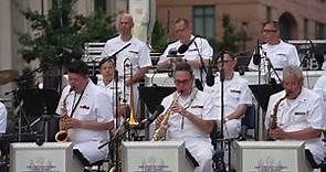 US Navy Band Commodores Full Concert at US Navy Memorial in Washington D.C. on July 5, 2022.