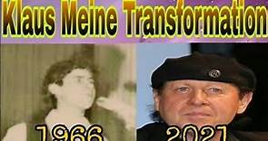 Klaus Meine-Scorpion Vocalist Transformation (1960's to 2021) 72 years old
