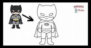 Cómo Dibujar Y Colorear A Batman | Dibuja A Batman | Dibujos Para Niños