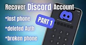 How to recover your Discord account with lost Authenticator / Backup code | Part 1