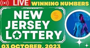 New Jersey Evening Lottery Draw Results - 03 Oct, 2023 - Pick 3 & 4 - Cash 5 - Pick 6 - Powerball
