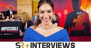 Mariela Garriga Talks Mission: Impossible - Dead Reckoning Part One On The Red Carpet