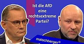 Tino Chrupalla (AfD) und Olaf Sundermeyer über Rechtsextremismus und Remigration | maischberger