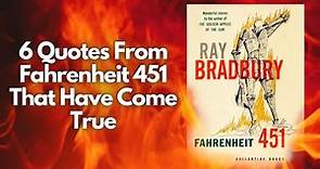 6 Quotes From Fahrenheit 451 That Have Come True