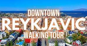 Downtown Reykjavik Iceland Travel Video Tour 2023