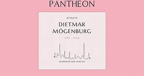 Dietmar Mögenburg Biography - German high jumper