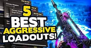 The TOP 5 BEST Aggressive Loadouts in Warzone Season 2! | Call of Duty Best Class Setups