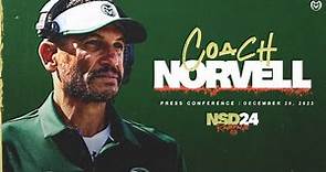 Jay Norvell Early Signing Period Press Conference (2024)