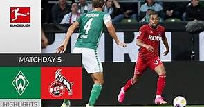 Bremen Turn The Game Around! | Werder Bremen - 1. FC Köln 2-1 | Highlights | MD 5 – Bundesliga 23/24