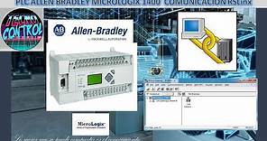 PLC ALLEN BRADLEY MICROLOGIX 1400 COMUNICACIÓN RSLinx