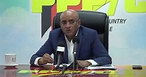 Press Conference by Dr.Bharrat Jagdeo PPP GS November 09, 2023