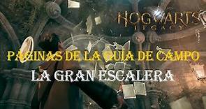 Hogwarts Legacy - Guía 100% - Todas las Páginas de la Guía de Campo de la Gran Escalera