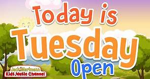 Today is Tuesday! | Open Version | Jack Hartmann