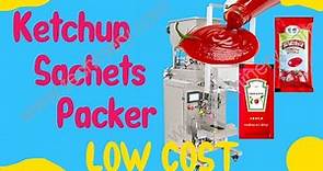 ketchup sachets packing machine for small scale business from Techinery