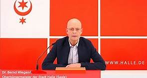 Halle (Saale): Oberbürgermeister Dr. Bernd Wiegand zur aktuellen Corona-Lage am 19.02.2021