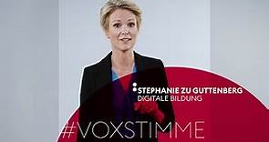 Stephanie zu Guttenberg: Digitale Bildung | #VOXStimme ​