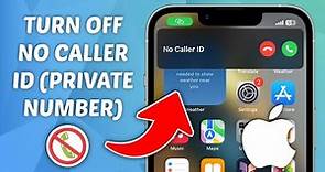 How to Turn Off No Caller ID on iPhone - Disable iPhone No Caller ID