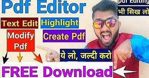 PDF Editor Free Download Full Version | I Icecream PDF Editor