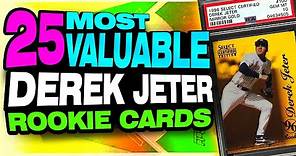 Top 25 Most Valuable Derek Jeter Rookie Card to Buy Now! #baseballcards #derekjeter #yankees