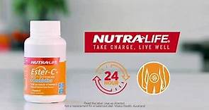 NUTRA-LIFE | Ester-C ® with Probiotics | 24 Hour Vitamin C