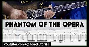 Phantom of the Opera | FULL TAB | Iron Maiden Cover | Guitar Lesson