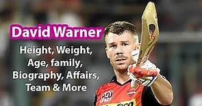 David Warner Height, Weight, Age, Wife