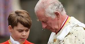 Los divertidos gestos de los hijos de William y Kate en la ceremonia de coronación de Carlos III