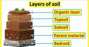 Layers of soil | Structure of the soil | Educational Science Lesson