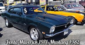En Venta Ford Maverick 1971, Ford Mustang Hard Top 1982, Bazar de la Carcacha.