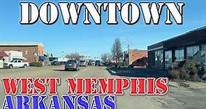 West Memphis - Arkansas - 4K Downtown Drive