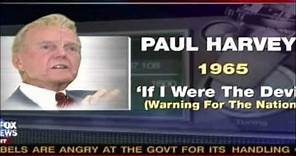 Paul Harvey Prediction in 1965