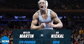 Myles Martin vs. Bo Nickal: 2016 NCAA title match (174 lbs.)