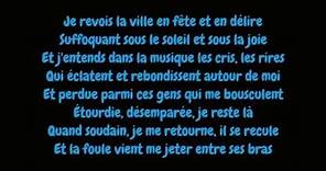 Edith Piaf - La foule (Lyrics/Paroles HD)