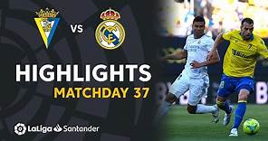 Resumen de Cádiz CF vs Real Madrid (1-1)