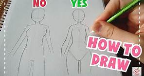 ☆ HOW TO DRAW || Female Body Tutorial ☆