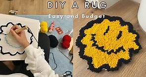 Punch Needle Rug DIY🪞不用花大錢，在家就能輕鬆做出專屬的手作地毯