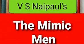 The Mimic Men: An Introduction by Jaydeep Chakrabarty