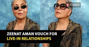 Zeenat Aman shares her views on live-in relationships, says 'society is uptight about so many things! Log kya kahenge?'