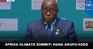 Ghana President Nana Akufo-Addo's speech at Africa Climate Summit