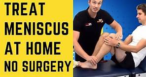 Treat Meniscal Injury at Home Without Surgery