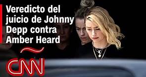 Mira el veredicto del juicio de Johnny Depp contra Amber Heard por difamación