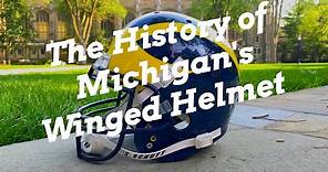 The history of Michigan's winged helmet