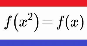 f(x^2) = f(x)