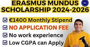 How to Apply for a Fully Funded Erasmus Mundus Scholarship in 2023