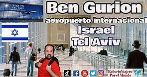 Ben Gurion aeropuerto internacional de Israel en Tel Aviv.