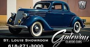 #7959 1936 Ford Model 48 5 Window Coupe Gateway Classic Cars St. Louis