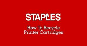 How to Recycle Printer Cartridges